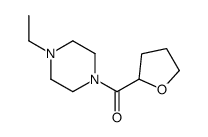 Piperazine, 1-ethyl-4-[(tetrahydro-2-furanyl)carbonyl]- (9CI) structure