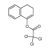 3,4-dihydronaphthalen-1-yl 2,2,2-trichloroacetate Structure