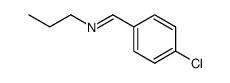 N-(4-chlorobenzylidene)propan-1-amine Structure