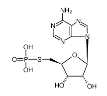 5'-deoxy-5'-thioadenosine 5'-monophosphate结构式