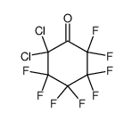 2,2-Dichlor-perfluor-cyclohexanon Structure