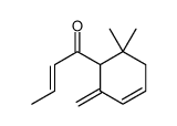 (Z)-1-(6,6-dimethyl-2-methylidenecyclohex-3-en-1-yl)but-2-en-1-one Structure