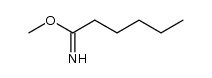 Methyl Hexanimidate结构式