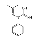 1-phenyl-1-(propan-2-ylideneamino)urea Structure