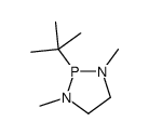 2-tert-butyl-1,3-dimethyl-1,3,2-diazaphospholidine结构式