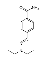 4-(diethylaminodiazenyl)benzamide结构式