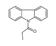 1-carbazol-9-ylpropan-1-one结构式