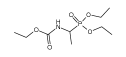 (1-diethoxyphosphoryl-ethyl)-carbamic acid ethyl ester结构式