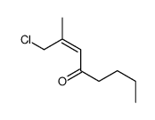 1-chloro-2-methyloct-2-en-4-one结构式