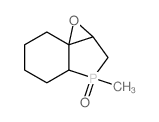 3-methyl-2,3a,4,5,6,7-hexahydro-1aH-phosphindolo[3,3a-b]oxirene 3-oxide结构式