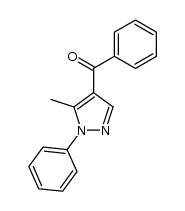 (5-methyl-1-phenyl-1H-pyrazol-4-yl)-phenyl-methanone Structure