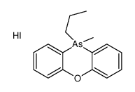 10-methyl-10-propylphenoxarsinin-5-ium,iodide Structure