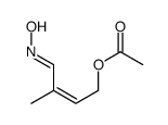 (4-hydroxyimino-3-methylbut-2-enyl) acetate结构式
