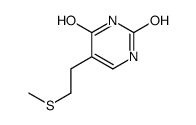 5-(2-methylsulfanylethyl)-1H-pyrimidine-2,4-dione Structure