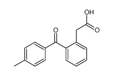 2-[2-(4-methylbenzoyl)phenyl]acetic acid Structure