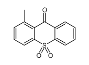1-methyl-10,10-dioxothioxanthen-9-one结构式