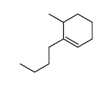 1-butyl-6-methylcyclohexene结构式