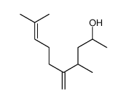 4,9-dimethyl-5-methylidenedec-8-en-2-ol结构式