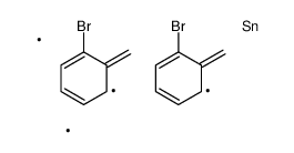 bis[(2-bromophenyl)methyl]-dimethylstannane结构式