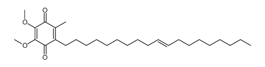 2,3-Dimethoxy-5-methyl-6-(10'-nonadecenyl)-1,4-benzoquinone结构式