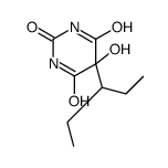 5-hydroxy-5-pentan-3-yl-1,3-diazinane-2,4,6-trione Structure
