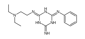 4-N-[2-(diethylamino)ethyl]-2-N-phenyl-1,3,5-triazine-2,4,6-triamine结构式