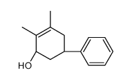 (1S,5R)-2,3-dimethyl-5-phenylcyclohex-2-en-1-ol结构式