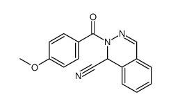 2-(4-methoxybenzoyl)-1H-phthalazine-1-carbonitrile结构式