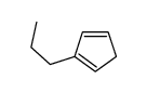 2-propylcyclopenta-1,3-diene结构式
