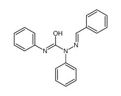 1-(benzylideneamino)-1,3-diphenylurea结构式