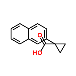 1-(2-Naphthyl)cyclopropanecarboxylic acid Structure