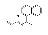 2-methyl-N-(1-naphthalen-1-ylethyl)prop-2-enamide Structure