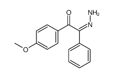 2-hydrazinylidene-1-(4-methoxyphenyl)-2-phenylethanone Structure