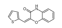 2-(thiophen-2-ylmethylidene)-4H-1,4-benzoxazin-3-one Structure