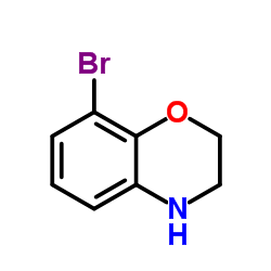 8-溴-3,4-二氢-2H-1,4-苯并噁嗪结构式