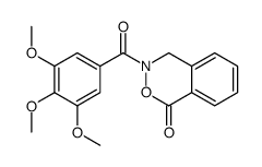 3-(3,4,5-trimethoxybenzoyl)-4H-2,3-benzoxazin-1-one Structure