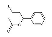 3-Iod-1-phenylpropylacetat Structure