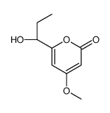6-[(1S)-1-hydroxypropyl]-4-methoxypyran-2-one结构式
