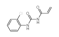 2-Propenamide,N-[[(2-chlorophenyl)amino]carbonyl]- structure