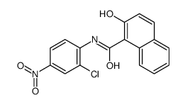 N-(2-chloro-4-nitrophenyl)-2-hydroxynaphthalene-1-carboxamide Structure