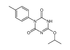 6-isopropoxy-3-p-tolyl-1H-[1,3,5]triazine-2,4-dione结构式