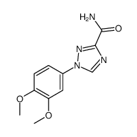 1H-1,2,4-Triazole-3-carboxamide,N-(3,4-dimethoxyphenyl)-(9CI) Structure