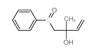 3-Buten-2-ol,2-methyl-1-(phenylsulfinyl)-结构式