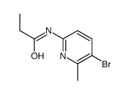 N-(5-bromo-6-methyl-2-pyridinyl)propanamide picture