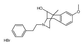8-methoxy-6-methyl-3-phenethyl-1,2,3,4,5,6-hexahydro-2,6-methanobenzo[d]azocin-11-ol hydrobromide结构式