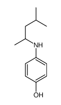 4-(4-methylpentan-2-ylamino)phenol Structure