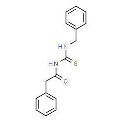 N-[(benzylamino)carbonothioyl]-2-phenylacetamide Structure