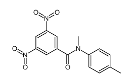 N-methyl-N-(4-methylphenyl)-3,5-dinitrobenzamide结构式