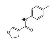 4,5-dihydro-furan-3-carboxylic acid p-toluidide Structure