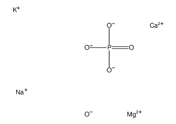 calcium,magnesium,potassium,sodium,diphosphate Structure